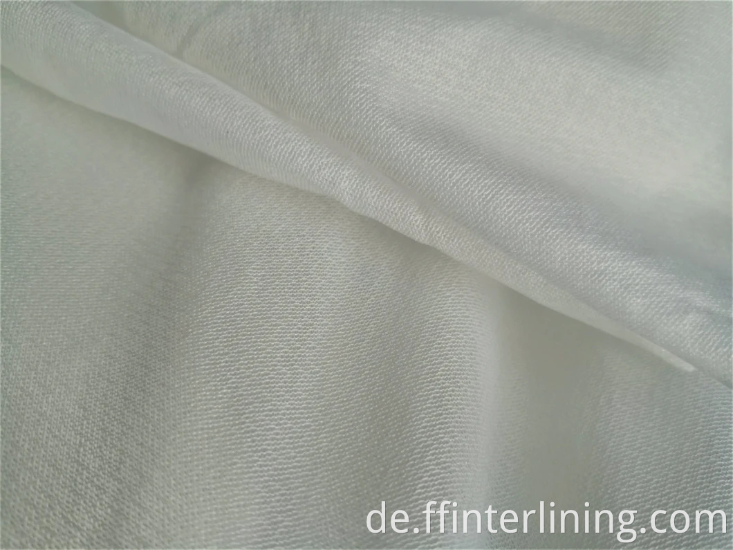 Hochwertiges, flehbares, gewebter 100% Polyester -Dehnungsbund -Interlining -Waldbund Hochelastischer Klebstoff -Punkt -Sicherung für Hose